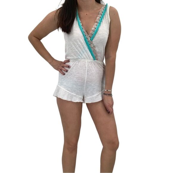 Fortune Swimwear Catarina Romper In White - Picture 7 of 7